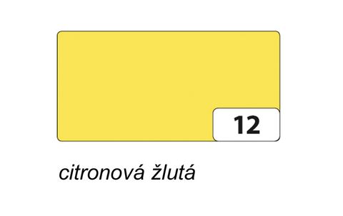 Obrázek produktu: Hedvábný papír 50 × 70 cm, 20 g, 26 listů - barva citronová