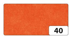 Obrázek produktu: Hedvábný papír 50 × 70 cm, 20 g, 26 listů - barva oranžová
