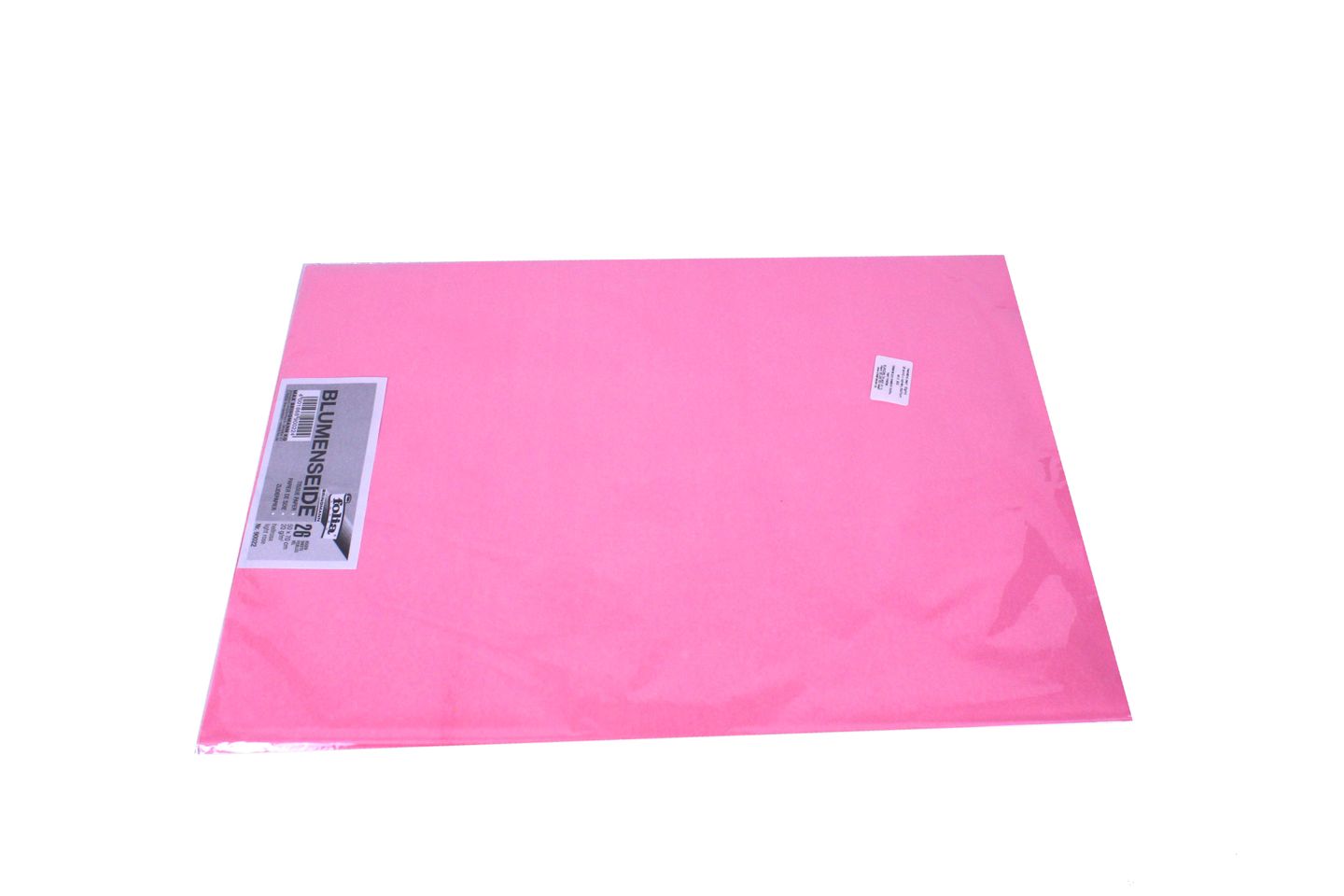 Hedvábný papír 50 × 70 cm, 20 g, 26 listů - barva růžová