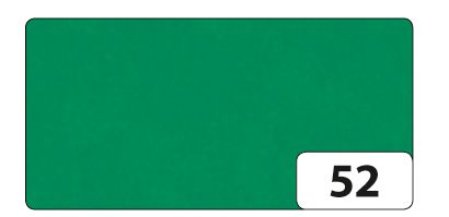 Obrázek produktu: Hedvábný papír 50 × 70 cm, 20 g, 26 listů - barva tmavě zelená