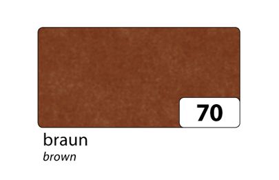 Obrázek produktu: Hedvábný papír 50 × 70 cm, 20 g, 5 listů - barva hnědá