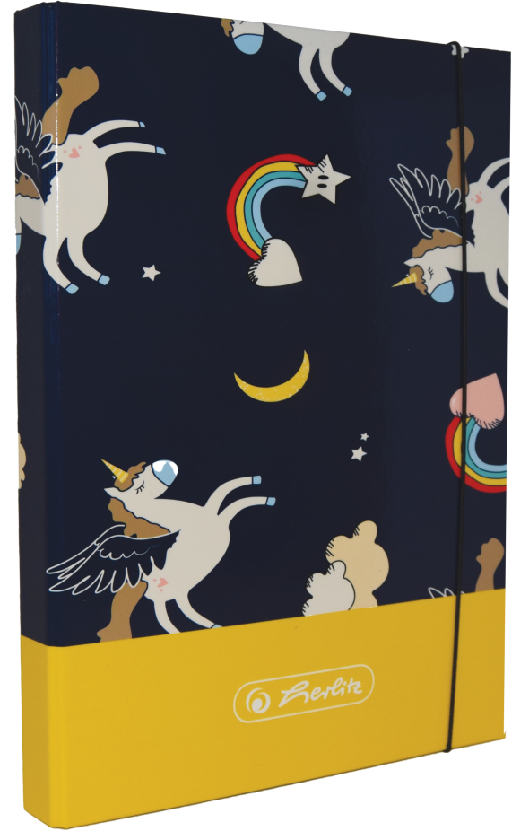 Herlitz Box na sešity A5 - jednorožec