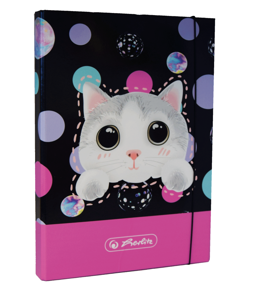 Herlitz Box na sešity A5 - kočička