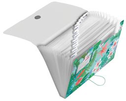 Obrázek produktu: Herlitz Desky A4 PP organizační, 12 přihrádek, Ladylike - Jungle