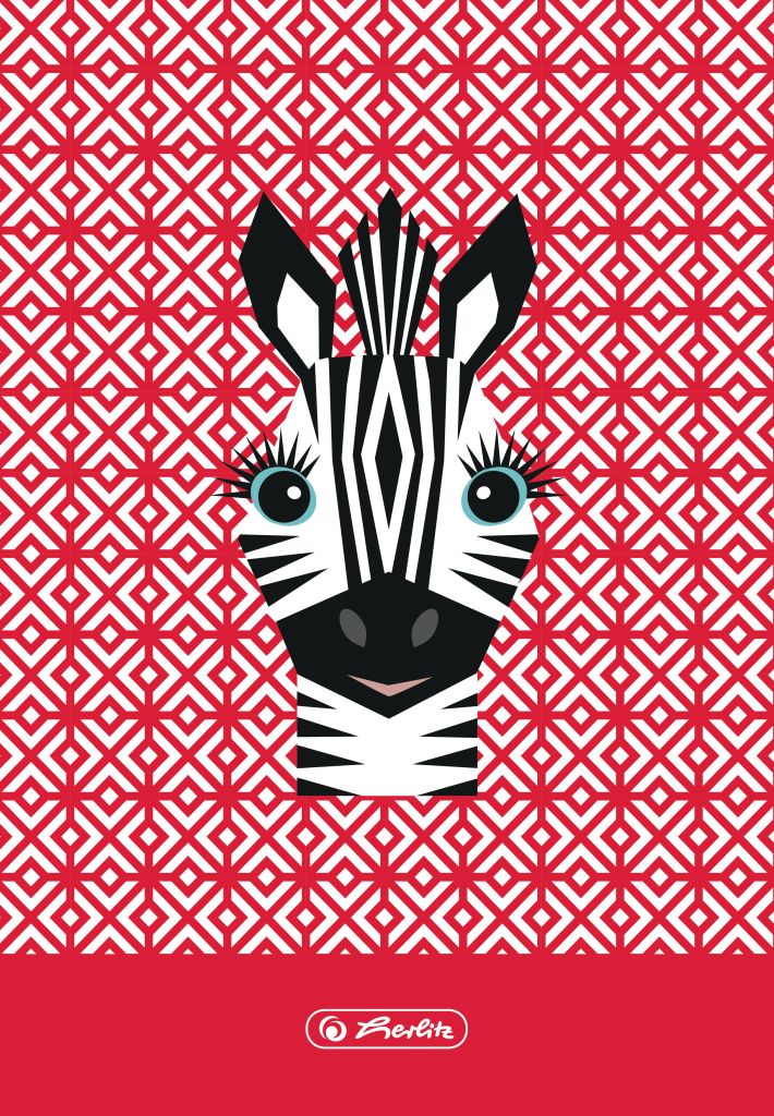 Herlitz Desky na abecedu - zebra