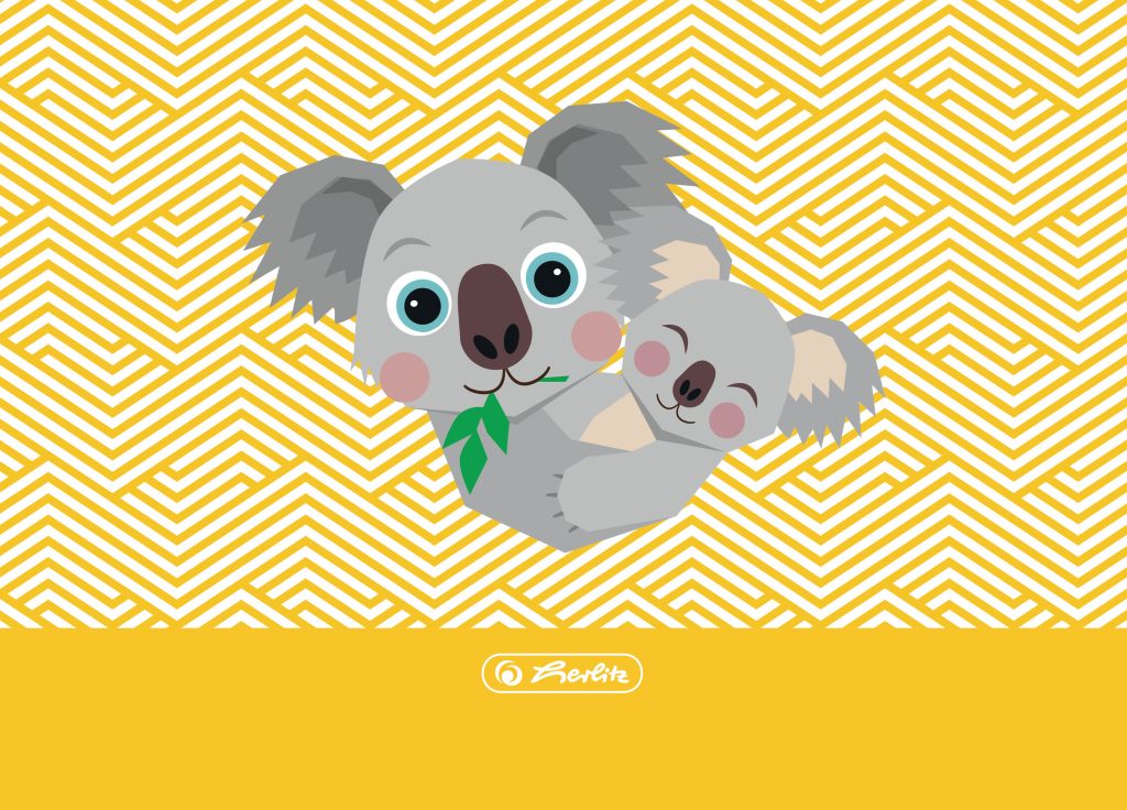 Herlitz Desky na číslice - koala