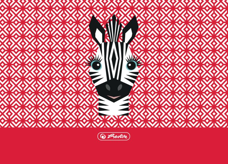 Herlitz Desky na číslice - zebra