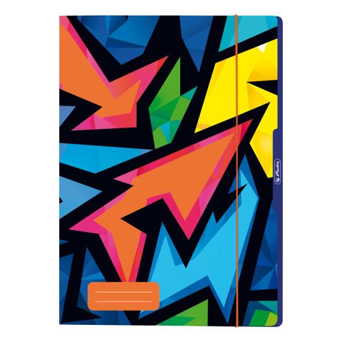 Obrázek produktu: Herlitz Desky s gumou A4 3 klopy NEON ART
