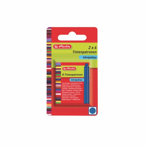 Obrázek produktu: Herlitz Inkoustové bombičky 2 × 6 ks  - modré