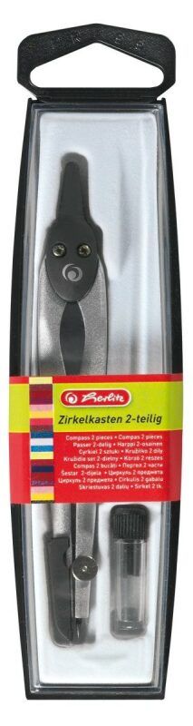 Obrázek produktu: Herlitz Kružítko v balení s tuhami - černé