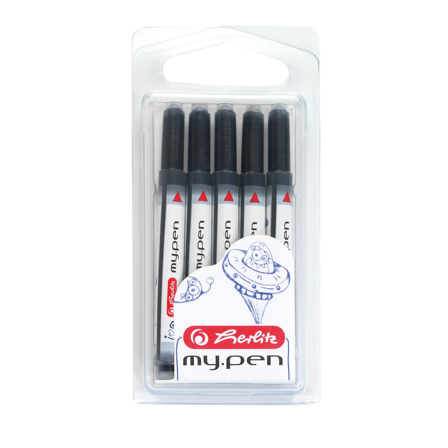 Herlitz my.pen Inkoustové bombičky 5 ks - modré