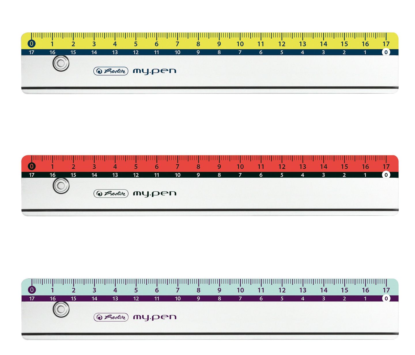 Herlitz my.pen pravítko 17 cm - mix barev