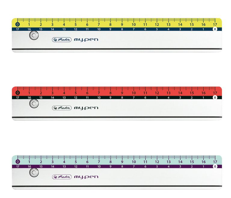 Herlitz my.pen pravítko 17 cm - mix barev