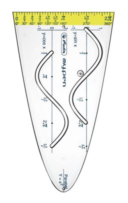 Obrázek produktu: Herlitz my.pen Šablona parabola - mix barev