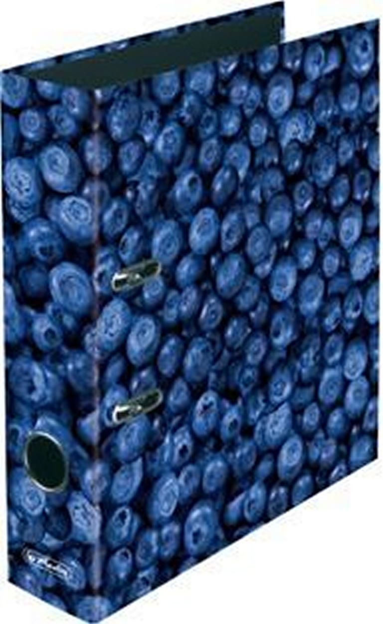 Herlitz Pořadač pákový A4/8 cm lamino - Borůvky