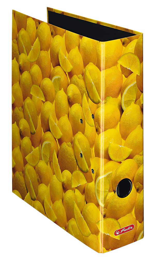 Herlitz Pořadač pákový A4/8 cm lamino - Citrony