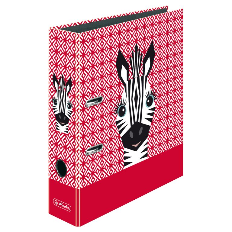 Herlitz Pořadač pákový A4/8 cm lamino Cute animals - zebra