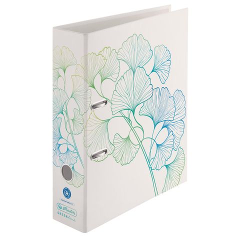Obrázek produktu: Herlitz Pořadač pákový A4/8 cm lamino GREENline Ginkgo