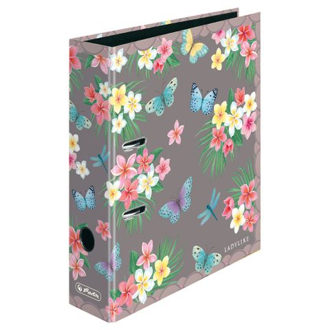 Obrázek produktu: Herlitz Pořadač pákový A4/8 cm lamino Ladylike - Motýlci