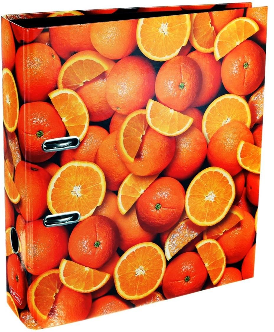Herlitz Pořadač pákový A4/8 cm lamino - Pomeranče