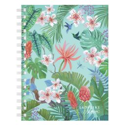 Obrázek produktu: Herlitz Spirálový blok A5/100 listů čtverečkovaný Ladylike - Jungle