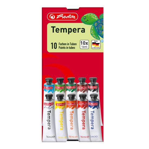 Obrázek produktu: Herlitz Tempery 10 barev - tuba 16 ml