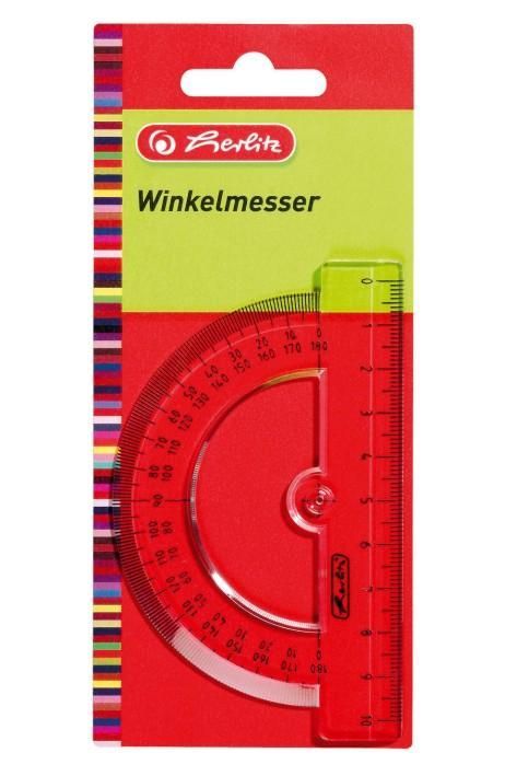 Obrázek produktu: Herlitz Úhloměr 10 cm, plastový - čirý