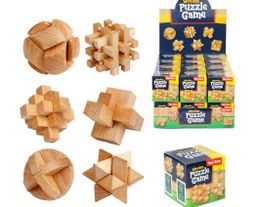 Obrázek produktu: Hlavolam 3D puzzle dřevo mix druhů