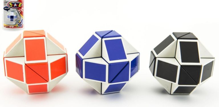 Hlavolam had plast na kartě 11x17x4cm