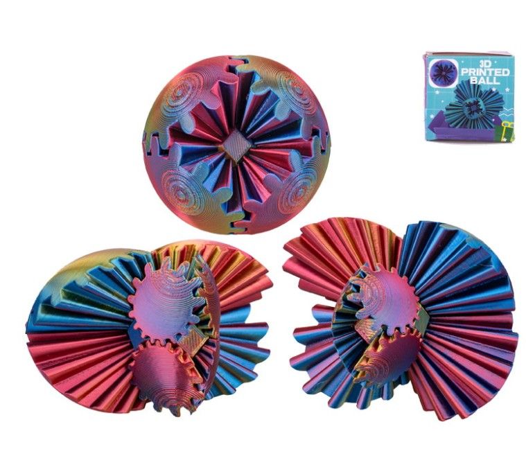 Hlavolam míček 6 cm, mix barev