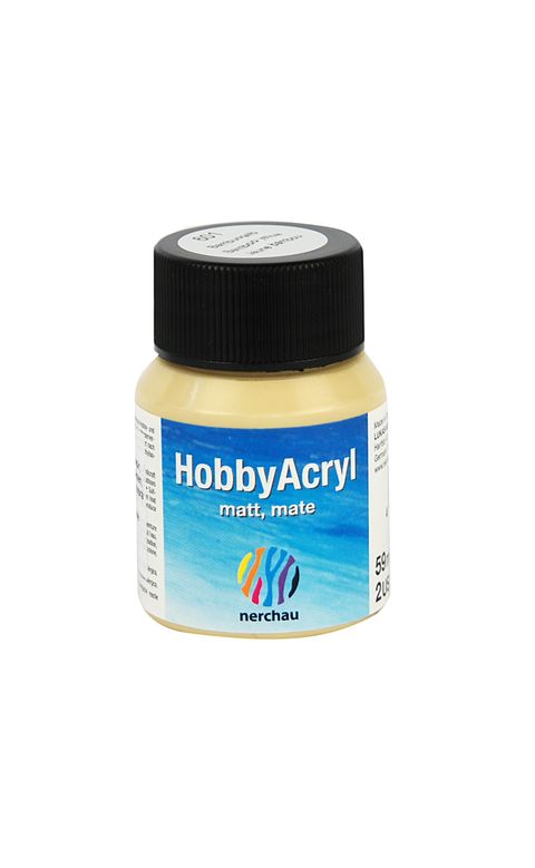 Obrázek produktu: Hobby Acryl matt Nerchau - 59 ml - bambus žlutá