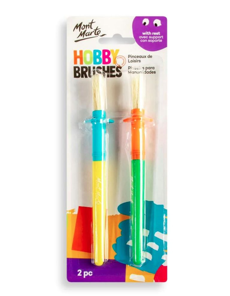 Hobby sada štětců pro děti Mont Marte - 2 ks