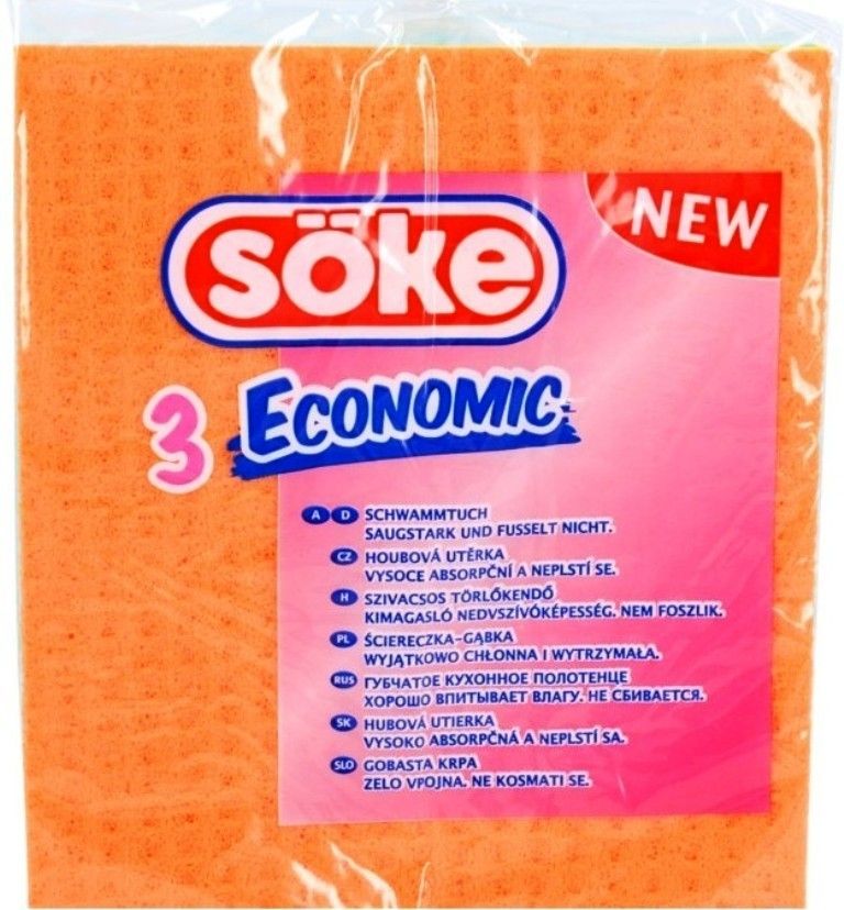 Söke - houbová utěrka, 3 ks