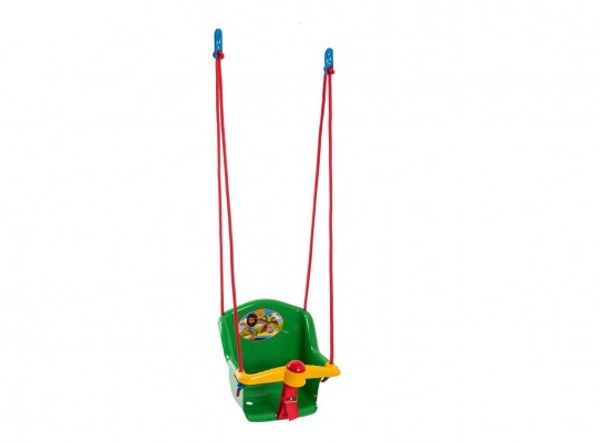 Houpačka Baby s pískátkem plast zelená nosnost 20kg 35x34x35cm
