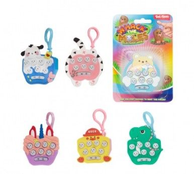 Hra postřehová/ paměťová zvířátko plast na baterie se světlem se zvukem. mix druhů