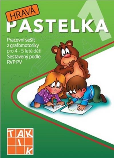 Obrázek produktu: Hravá pastelka 1 - Pracovní sešit z grafomotoriky pro 4 - 5 leté děti