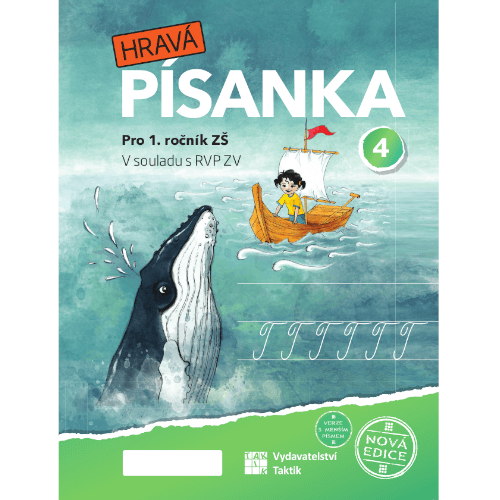 Hravá písanka pro 1.ročník - 4.díl - verze s menším písmem