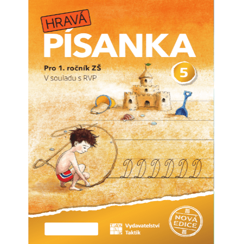 Hravá písanka pro 1.ročník - 5.díl - verze s menším písmem