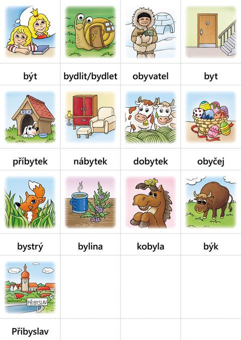 Obrázek produktu: Hry s vyjmenovanými slovy - soubor karet