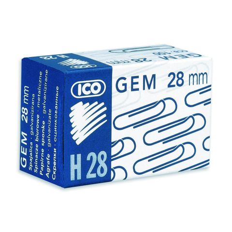 Obrázek produktu: ICO Kancelářské sponky 28 mm pozinkované