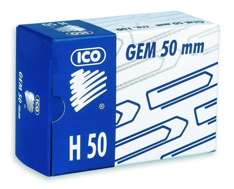 Obrázek produktu: ICO Kancelářské sponky 50 mm pozinkované