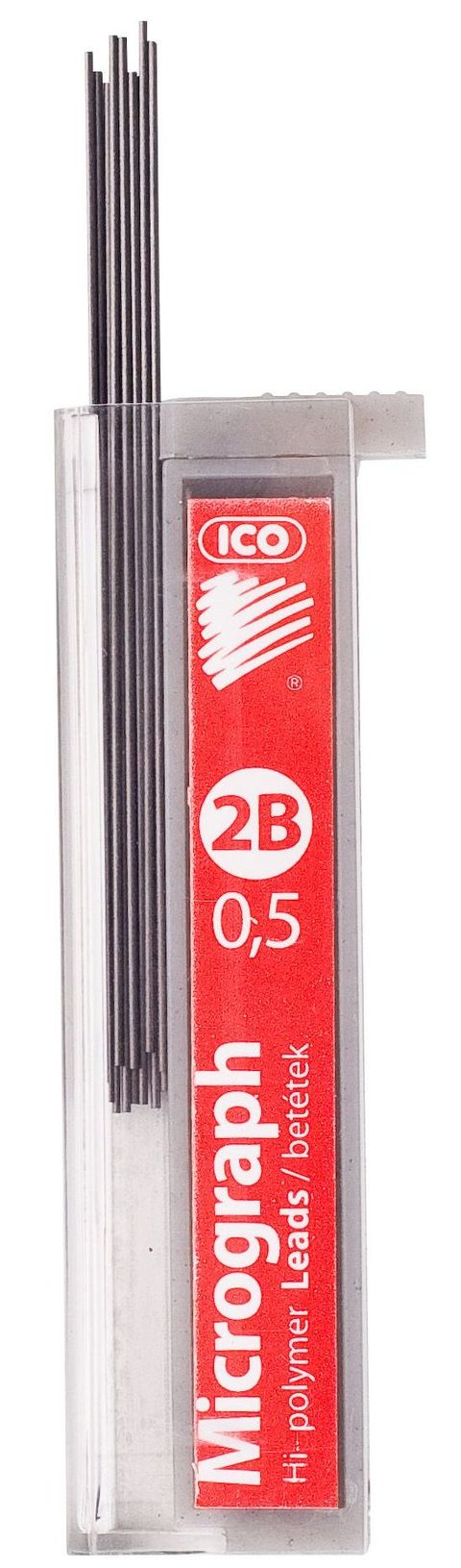 Obrázek produktu: ICO Tuhy do mikrotužky 0,5 mm 2B