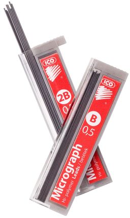 Obrázek produktu: ICO Tuhy do mikrotužky 0,5 mm B