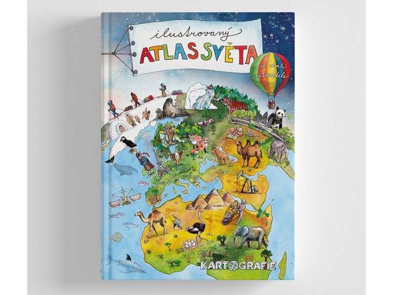 Ilustrovaný atlas světa pro malé cestovatele Kartografie