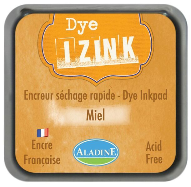 Inkoust IZINK mini, rychleschnoucí - tmavě žlutá
