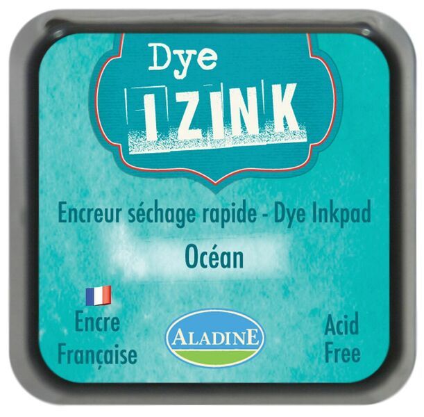 Inkoust IZINK mini, rychleschnoucí - tyrkysová