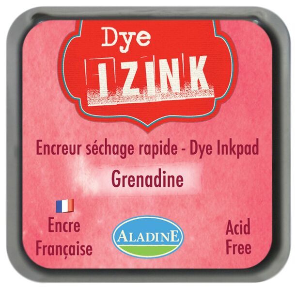 Inkoust IZINK mini, rychleschnoucí - zářivě červená