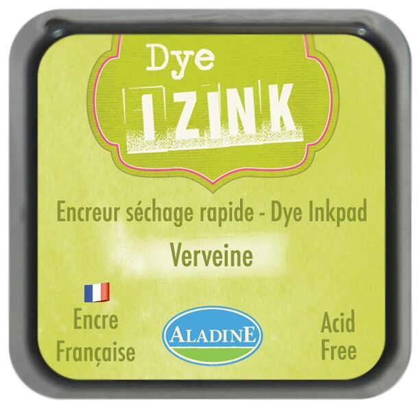 Inkoust IZINK mini, rychleschnoucí - žluto/zelená