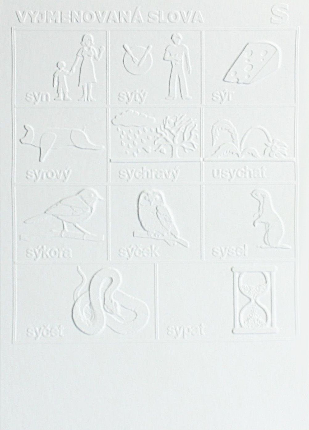 Interaktivní pomůcka pro ČJ - Vyjmenovaná slova po S