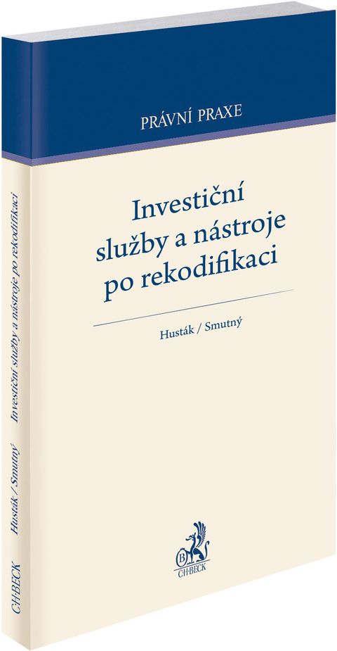 Obrázek produktu: Investiční služby a nástroje po rekodifikaci